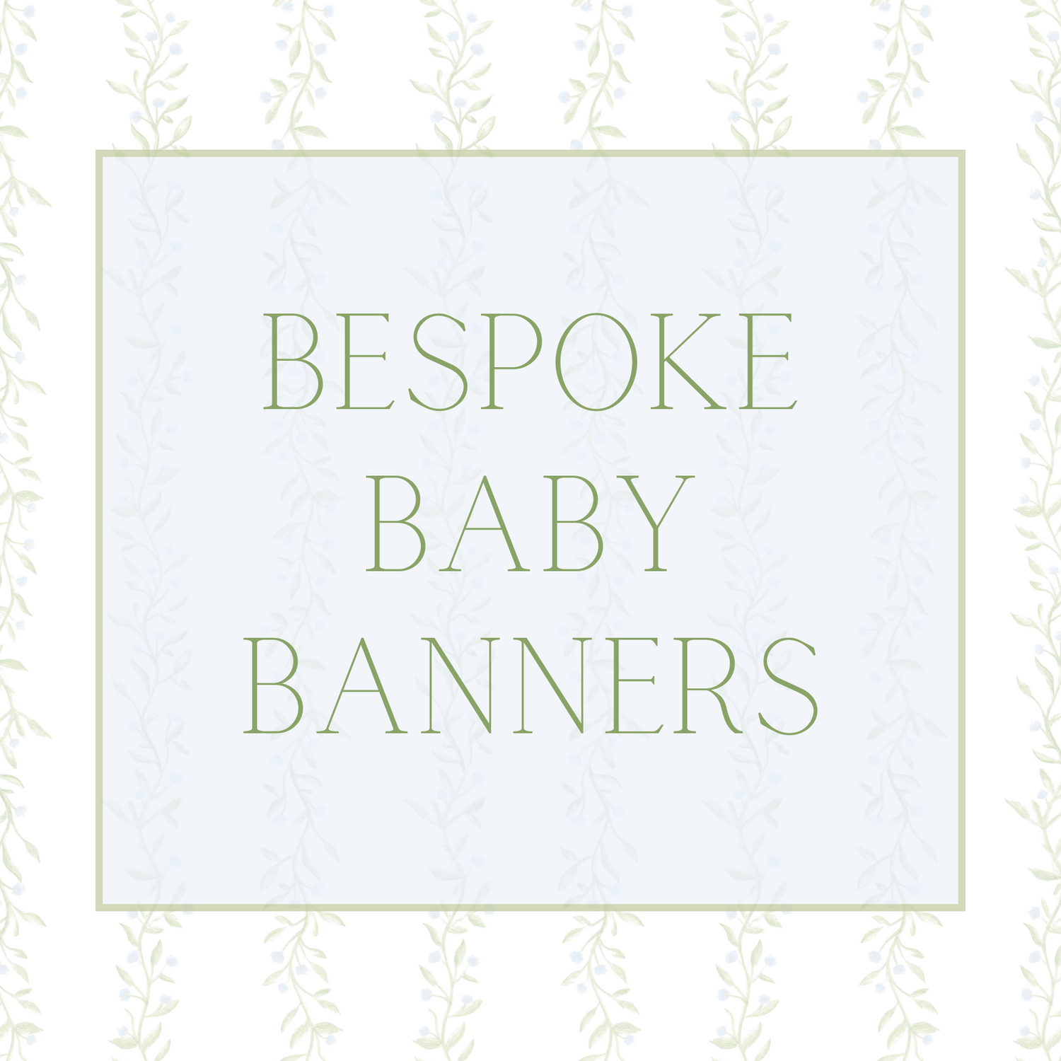 Bespoke Baby Banners