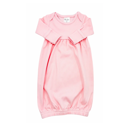 Picot Trim Infant Gown