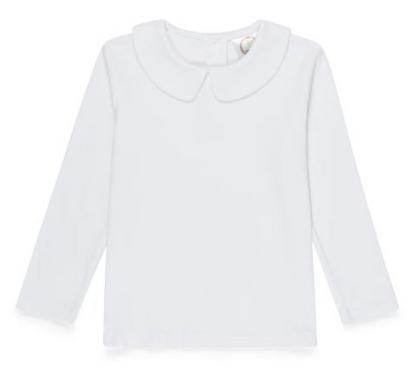 Boys Long Sleeve Peter Pan Collar Shirt