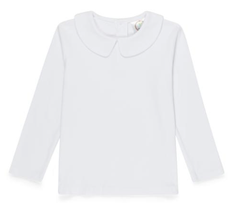 Boys Long Sleeve Peter Pan Collar Shirt