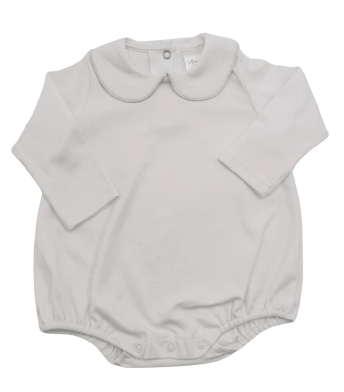 Boys Long Sleeve Piping Collar Bubble