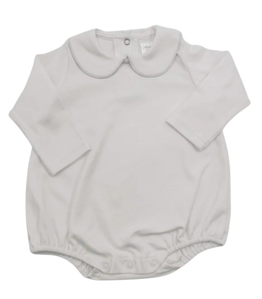 Boys Long Sleeve Piping Collar Bubble