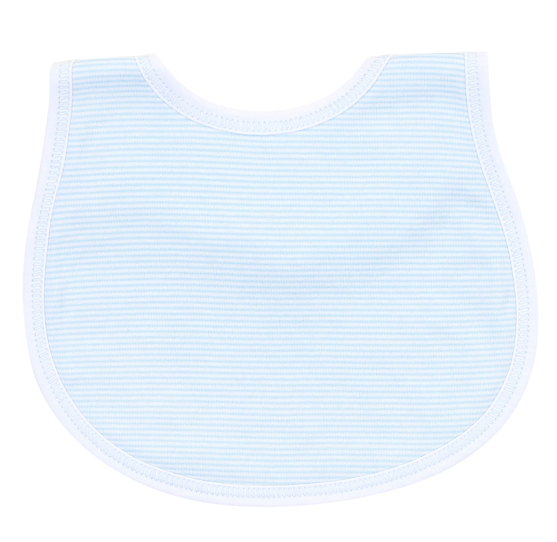 Magnolia Baby Blue Stripe Bib