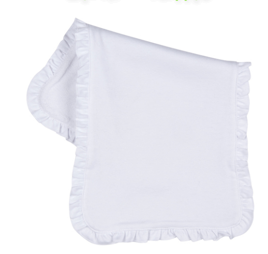 Ruffle Burp Cloth