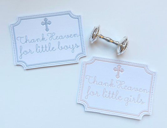 Thank Heaven for Little Boys/Girls Pennant