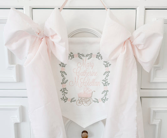 Vintage Carriage Hydrangea Bespoke Banner